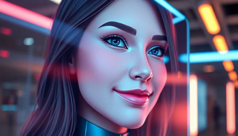 AI girlfriend engaging in a realistic, unfiltered NSFW chat on a smartphone, highlighting advanced emotional AI interaction for 2025 users.