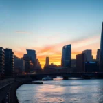 Property for Investment London View of luxury apartments in London skyline for smart investors