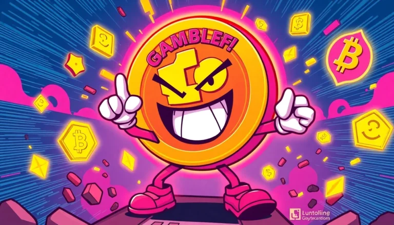 Dynamic APORK for Rebels scene showing a bold meme coin hero with GambleFi gaming and community